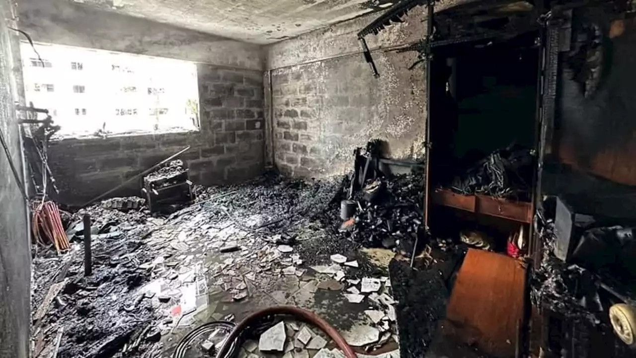 About 50 people evacuated after fire breaks out in Bedok flat