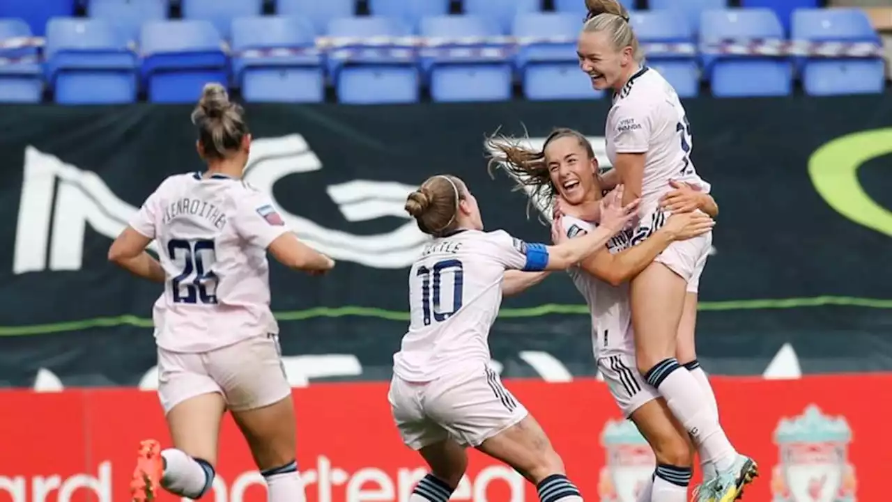 Soccer-Arsenal go top of WSL with 2-0 win over Liverpool