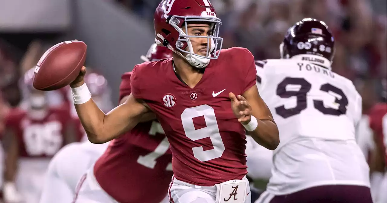 No rush game, no problem for Alabama offense in win over MSU