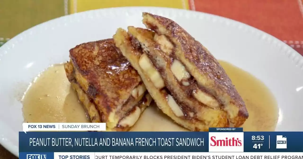 Sunday Brunch french toast sandwiches