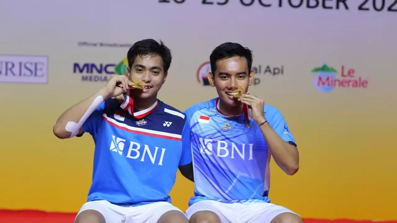 Indonesia Masters 2022: Rahmat/Pramudya Rebut Gelar Juara Ganda Putra