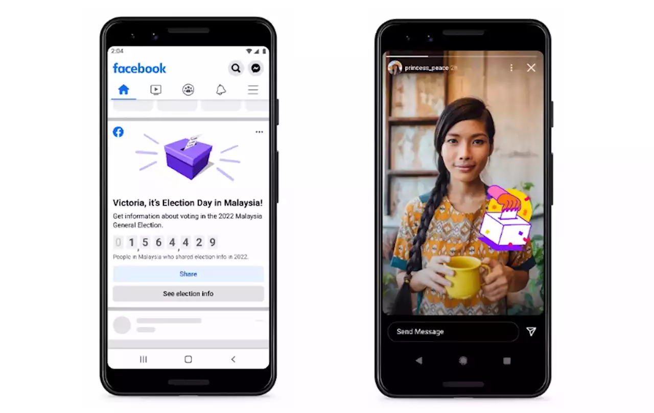 Meta Preps Up For GE15: Facebook Reminder And Instagram Sticker Coming Soon