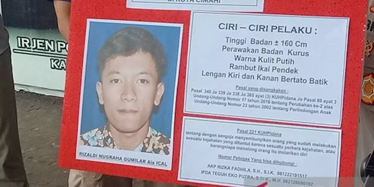 Ini Wajah dan Identitas Terduga Pelaku Penusukan Bocah di Cimahi | merdeka.com