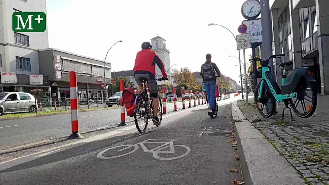 So fährt es sich auf den Radwegen am Tempelhofer Damm