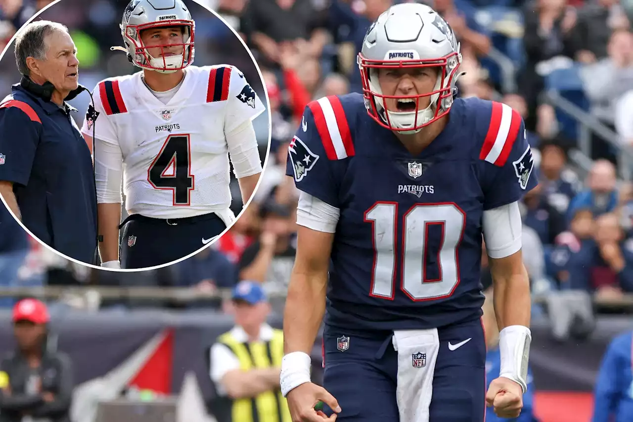 Patriots’ Mac Jones suddenly has real QB competition from Bailey Zappe