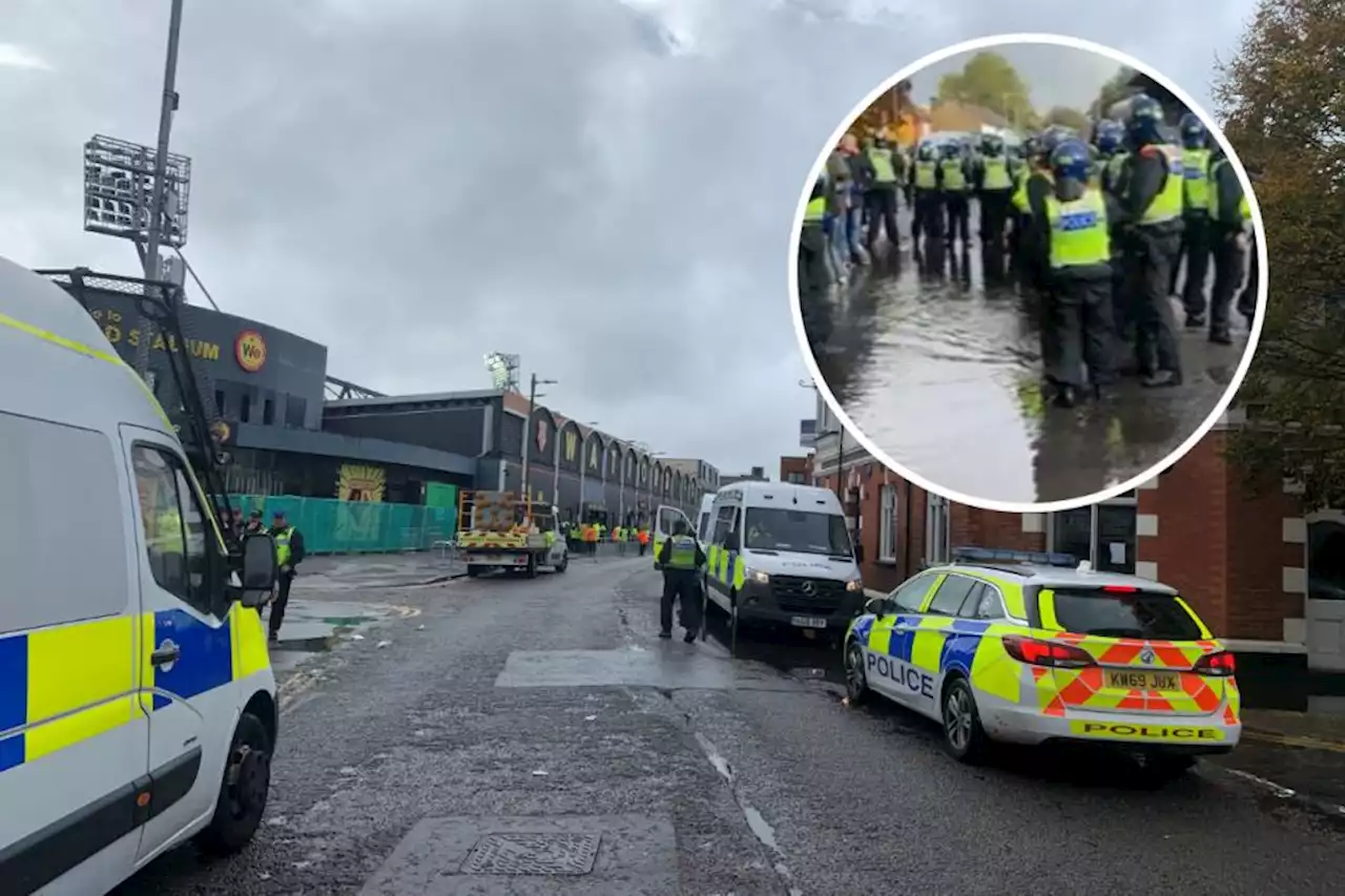 Fans and police involved in clash as Watford smash four past Luton