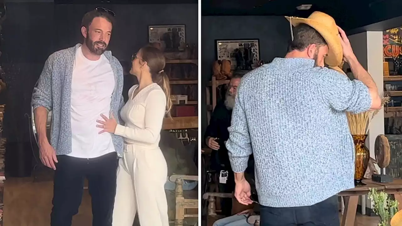 Jennifer Lopez and Ben Affleck Go Country While Shopping