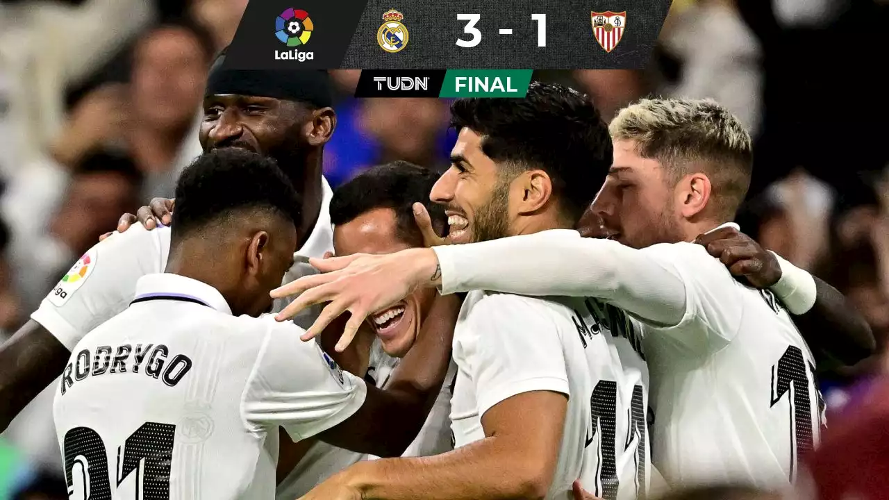 Real Madrid se impone sin problemas ante el Sevilla en el Bernabéu