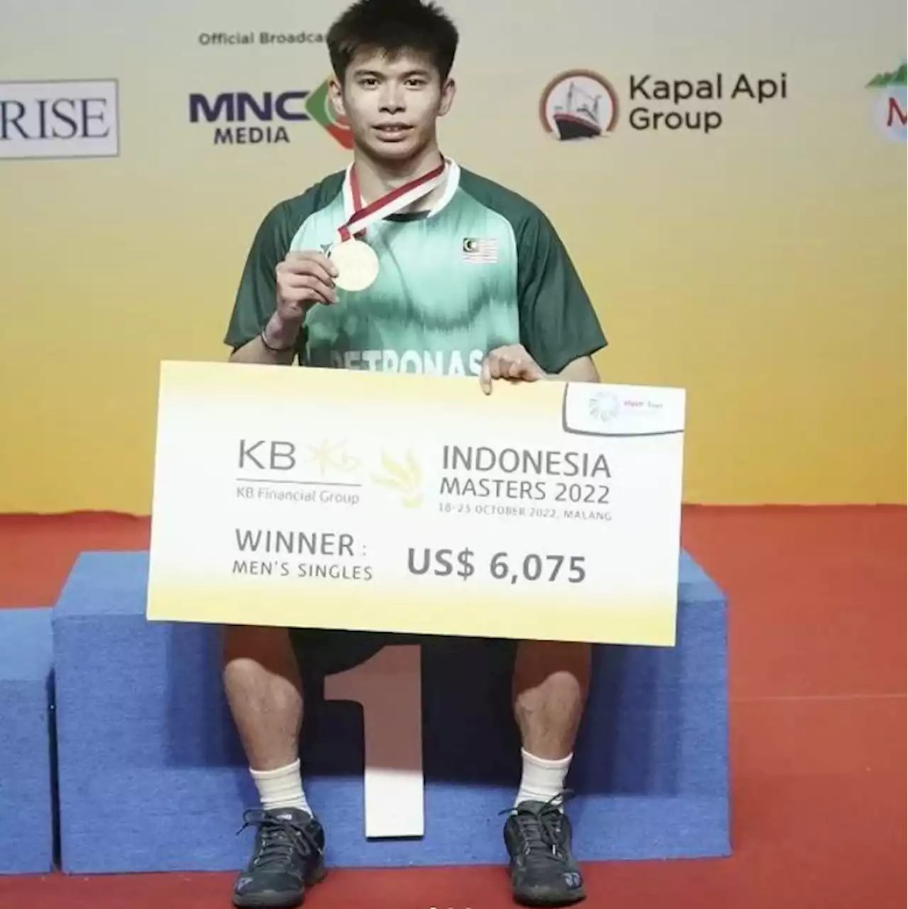 Jun Hao tamatkan penantian bergelar juara di Indonesia Masters