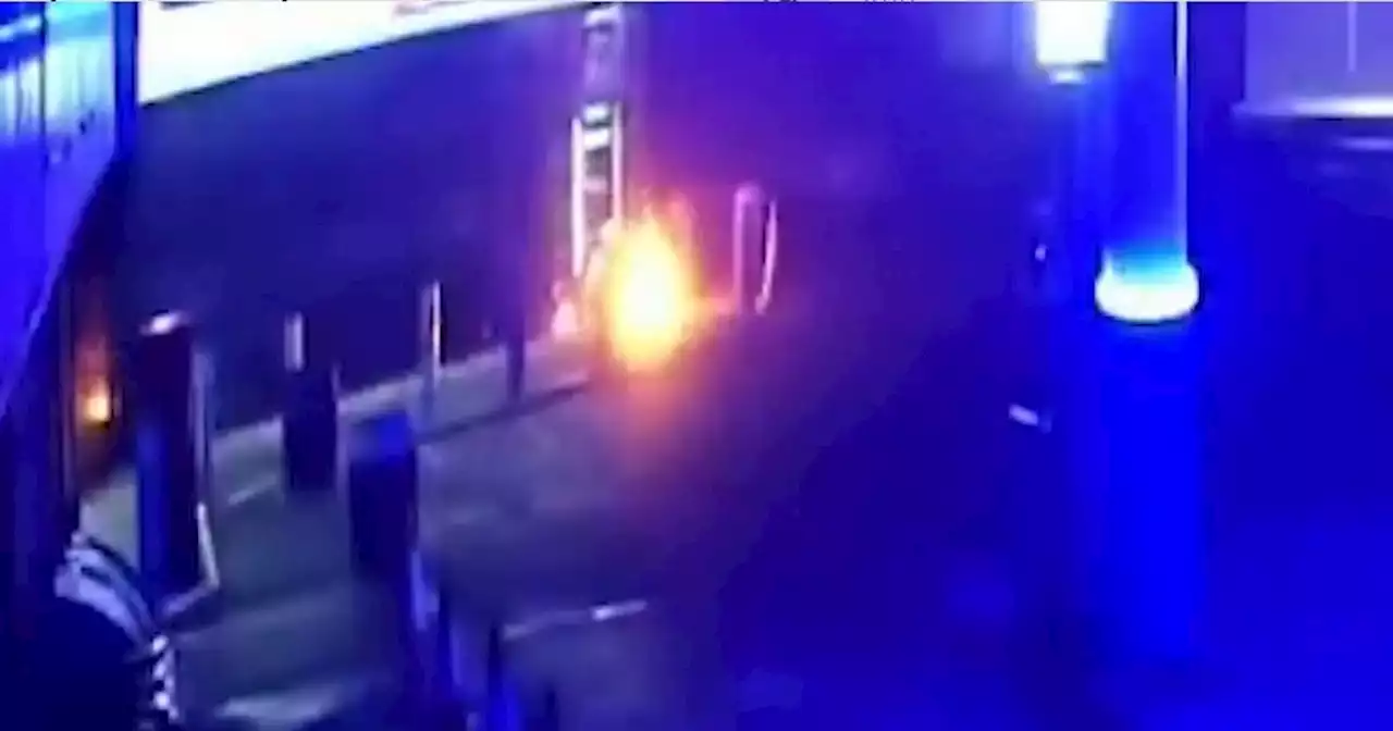 Watch: CCTV captures 'explosion' during attempted ATM theft outside Lisburn