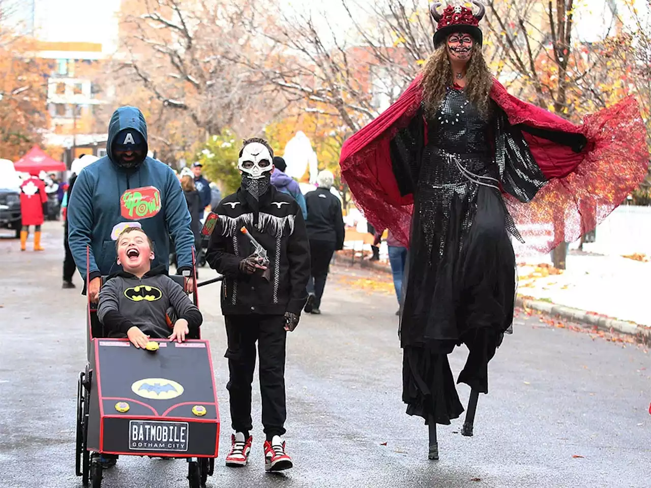 Calgary kids with disabilities get trick-or-treating experience at Halloween Village