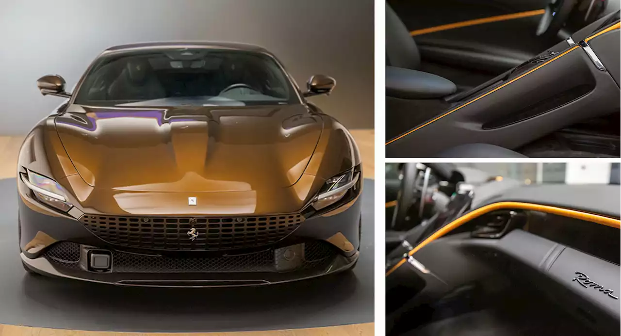 This Ferrari Roma Proves That Brown Can Actually Look Good | Carscoops