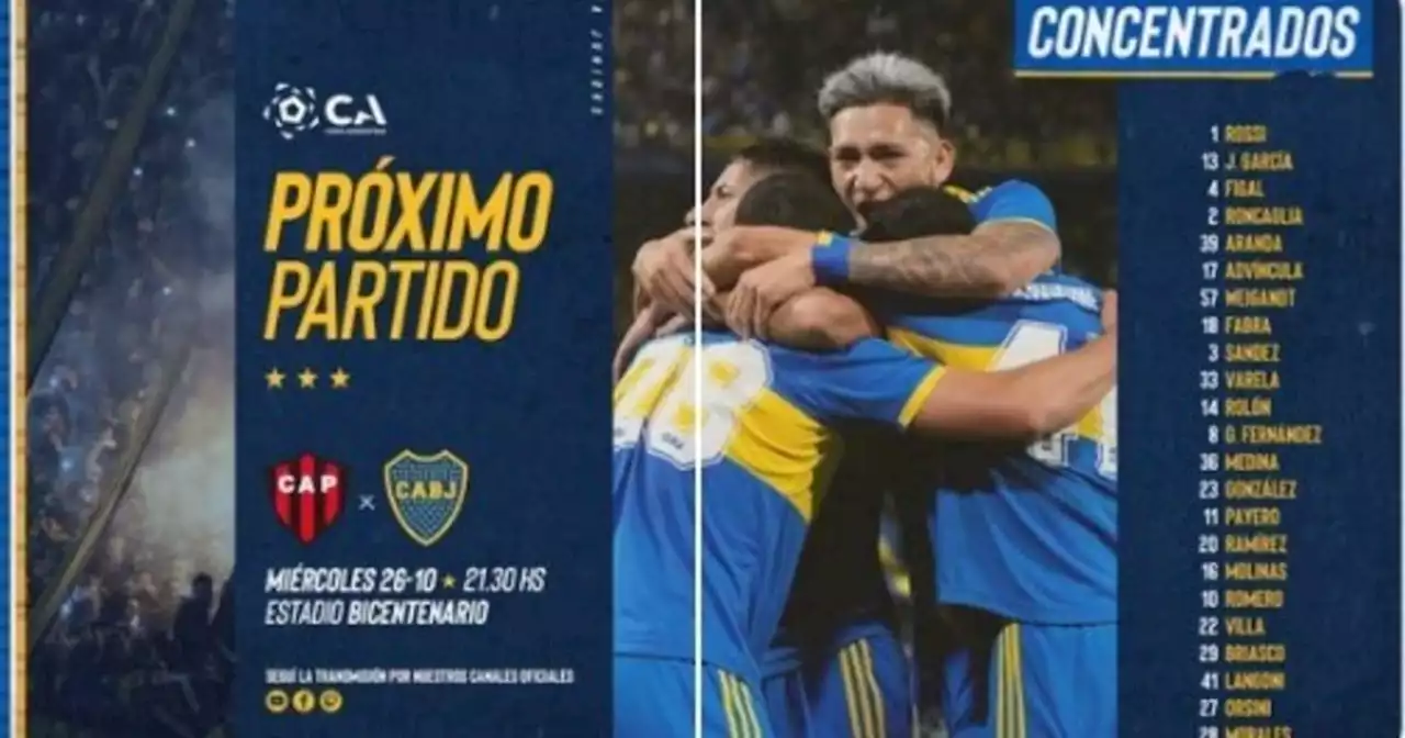 Los concentrados de Boca para llegar a otra final, con dos ausencias