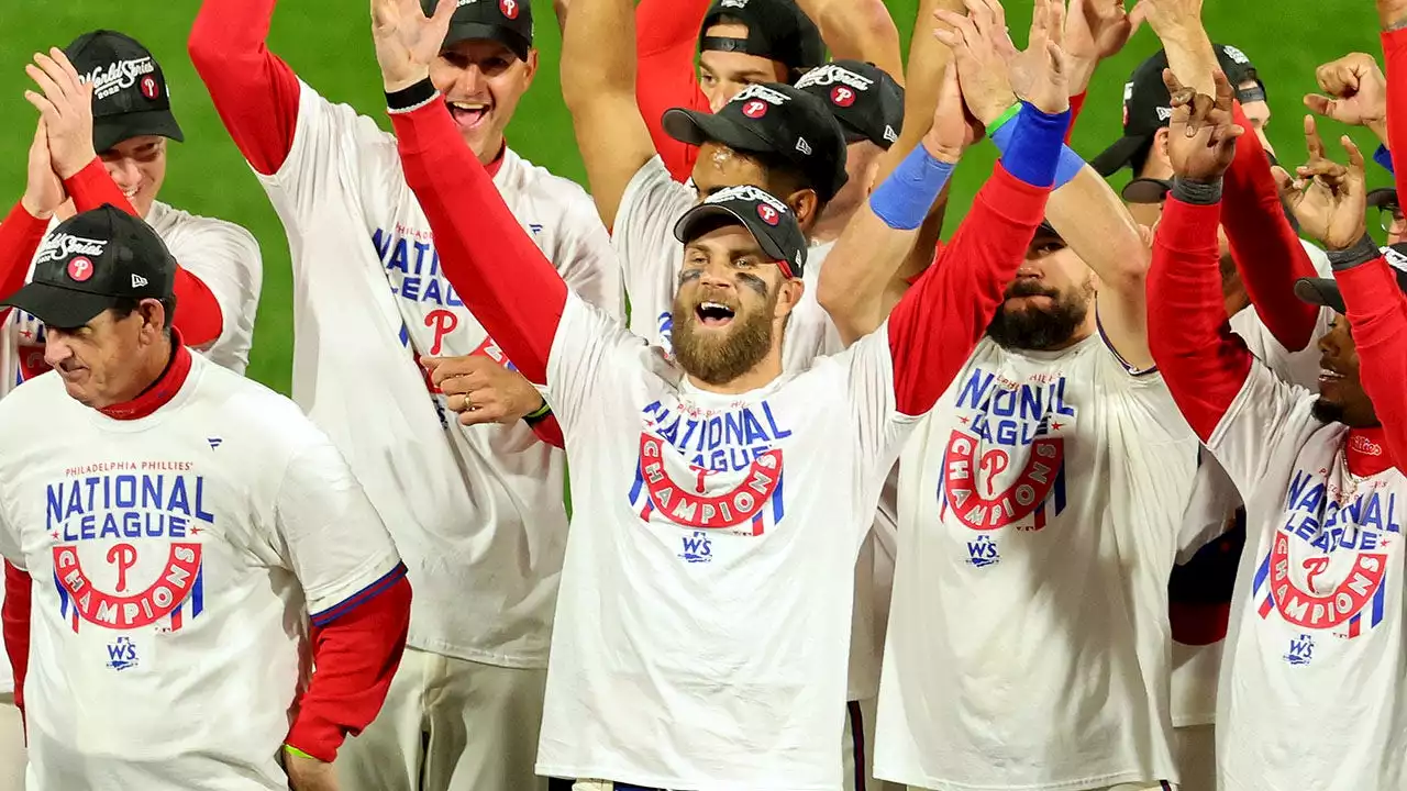 NLCS MVP Bryce Harper predicts World Series victory: 'We're gonna bring this s--t home'