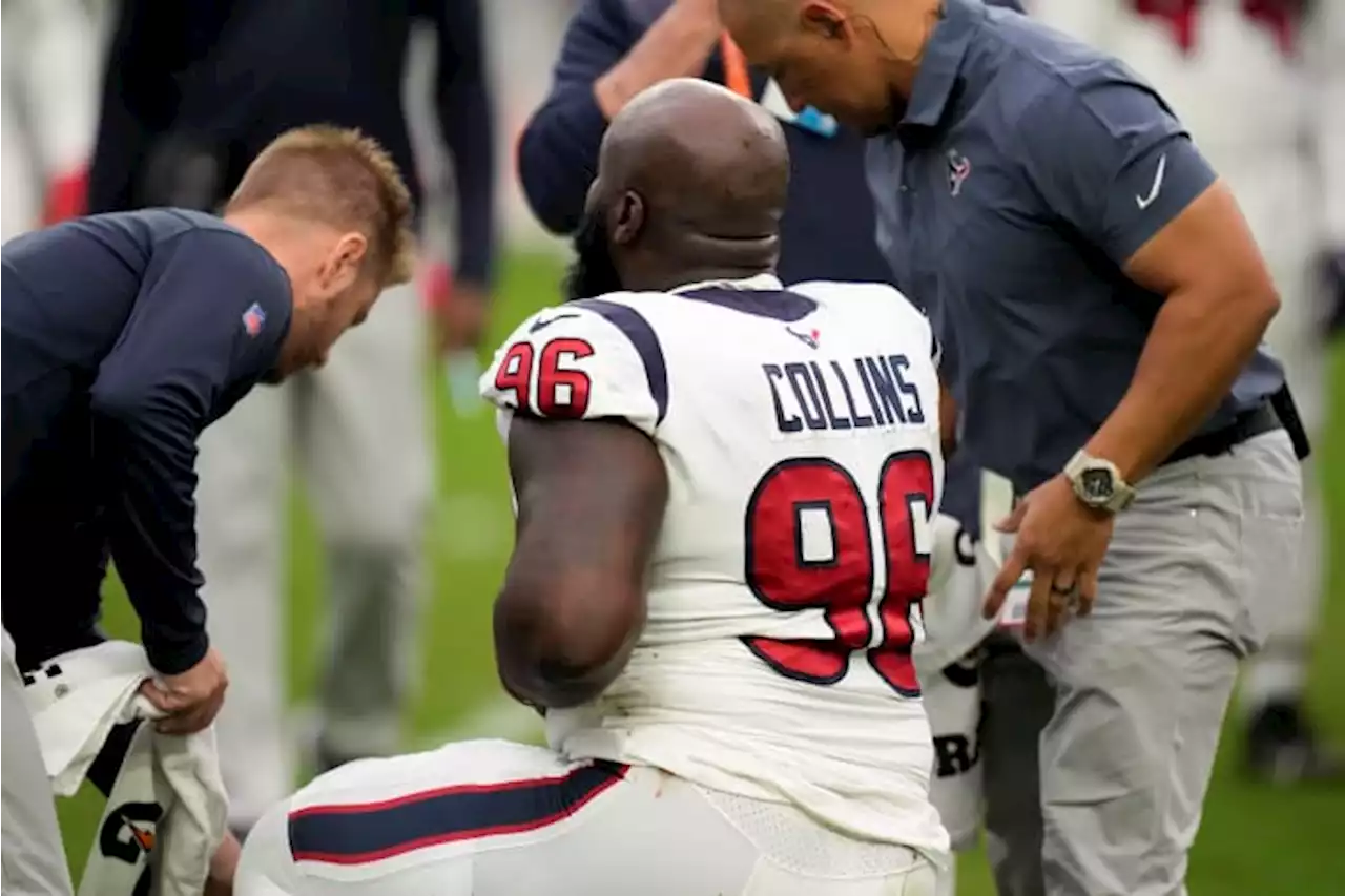 Painful loss: Texans’ Maliek Collins, Nico Collins, Kenyon Green injured in Las Vegas