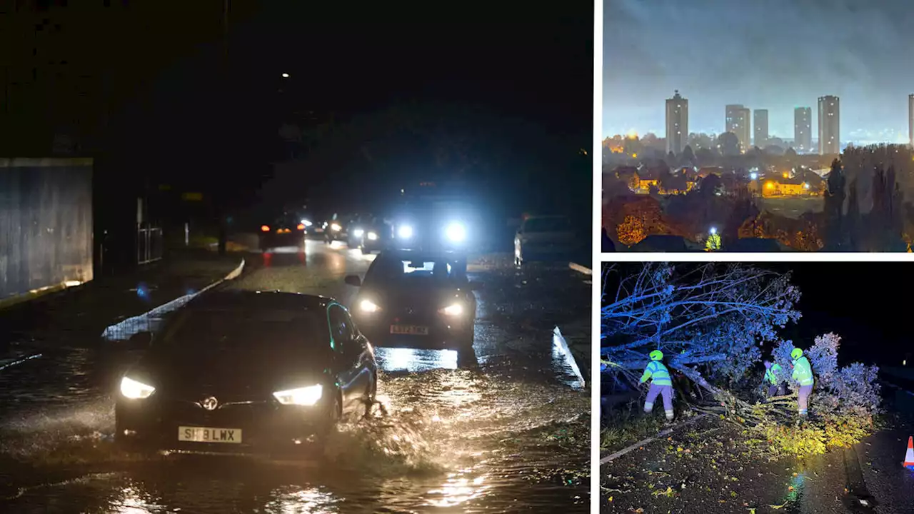 Travel chaos on Monday after flash flooding hits London and southern England