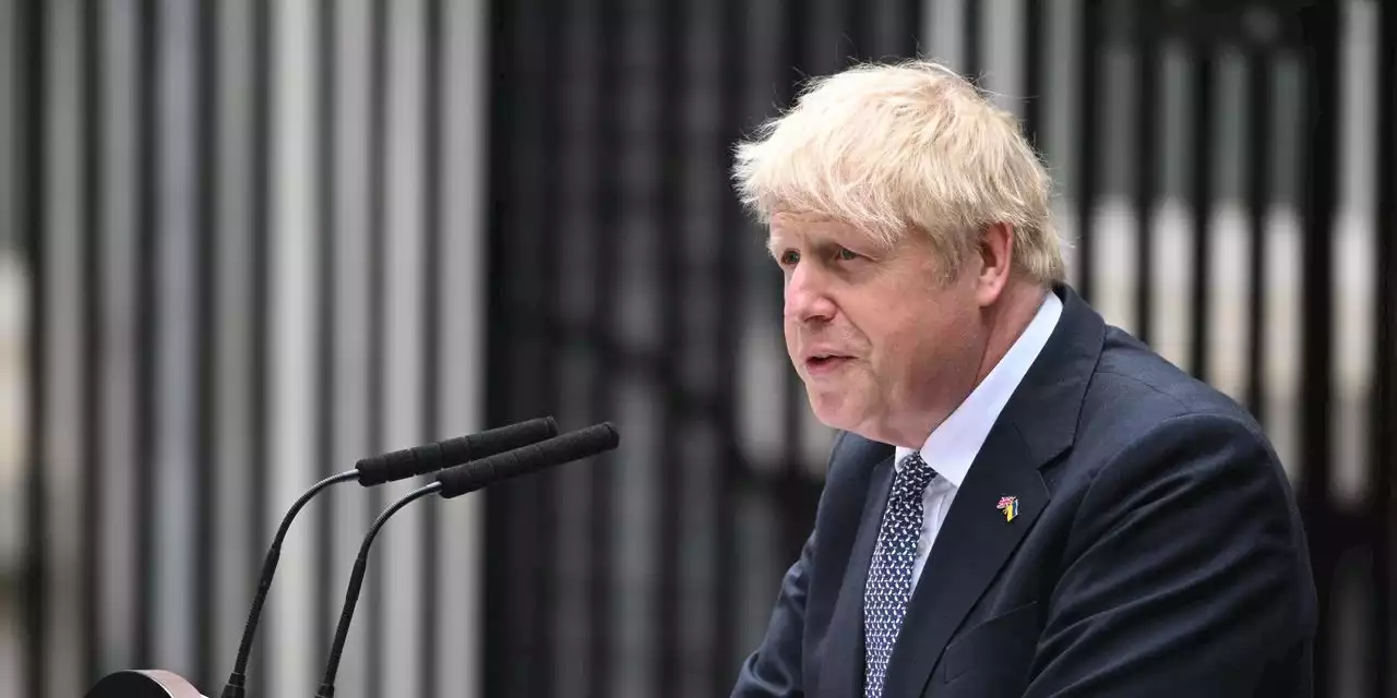 Boris Johnson takes himself out of the running to return as Britain's prime minister