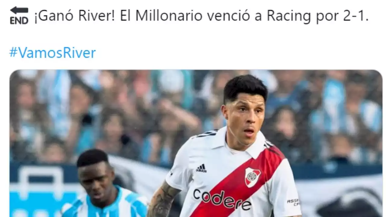 El enojo de los hinchas de River luego del triunfo ante Racing