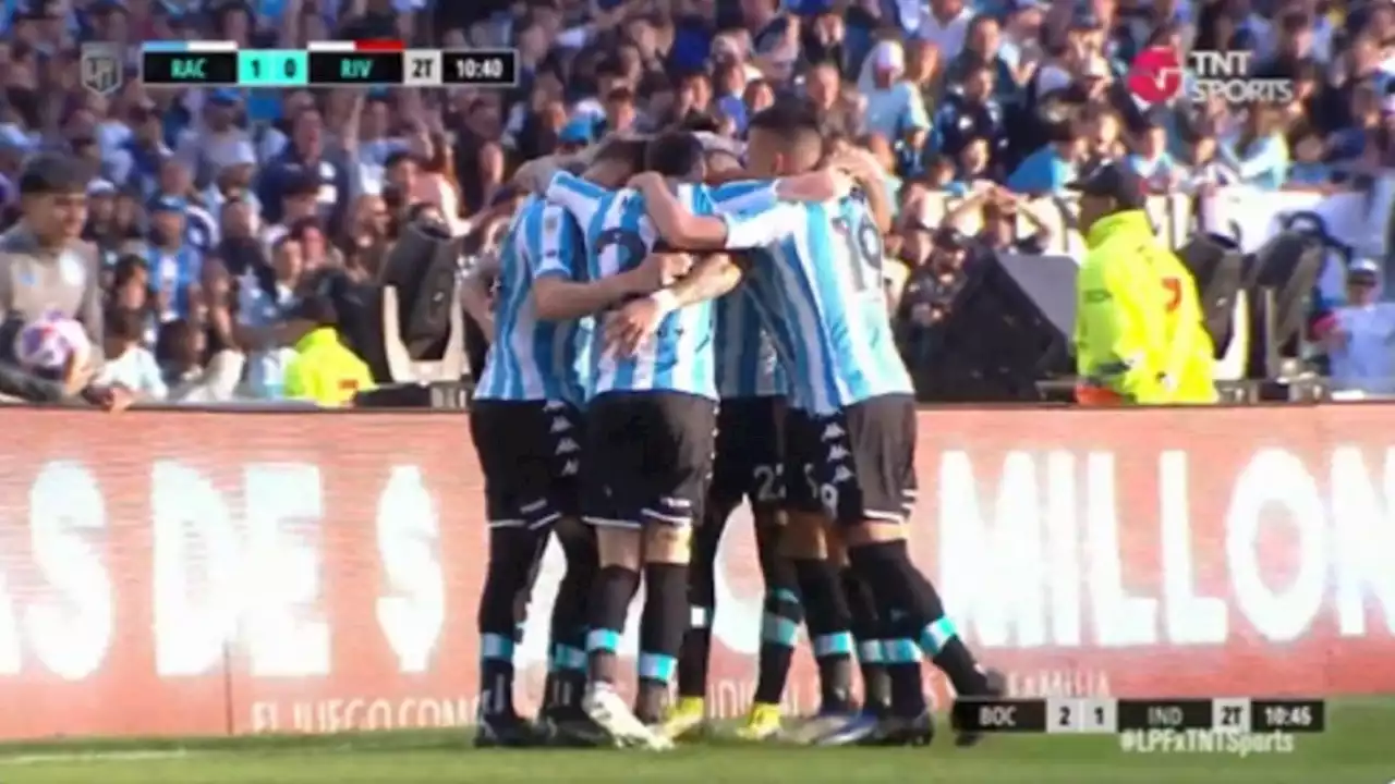 VIDEO: Así fue el gol de Racing ante River