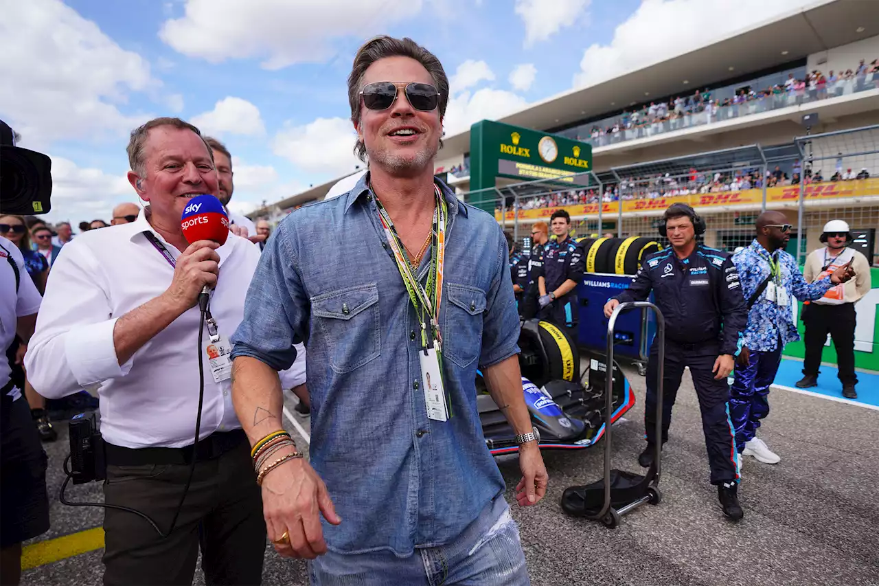 Brad Pitt meets with F1 team bosses amid star-studded US Grand Prix