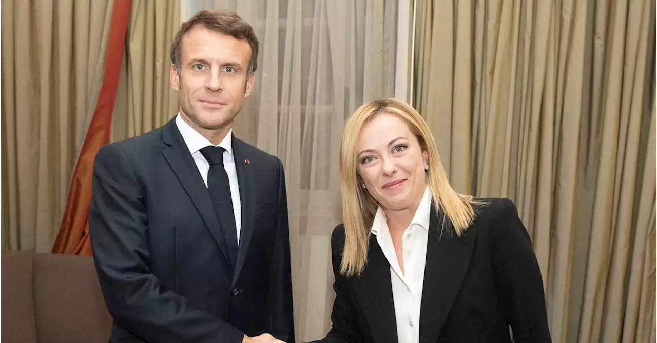 France's Macron and Italy's new PM Meloni held talks on Sunday