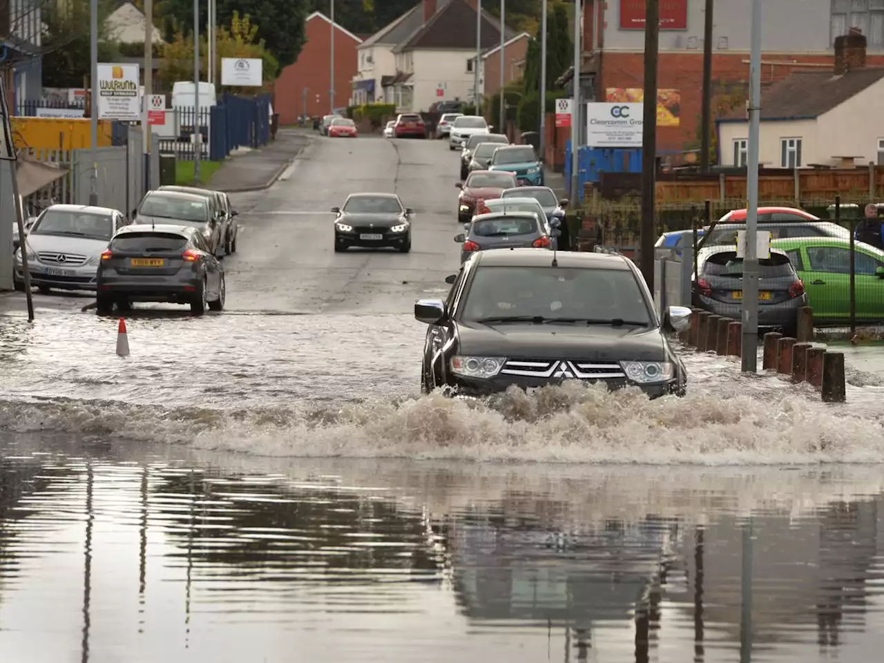 Rain hits the region hard but water levels at reservoirs in Wales remain stubbornly low