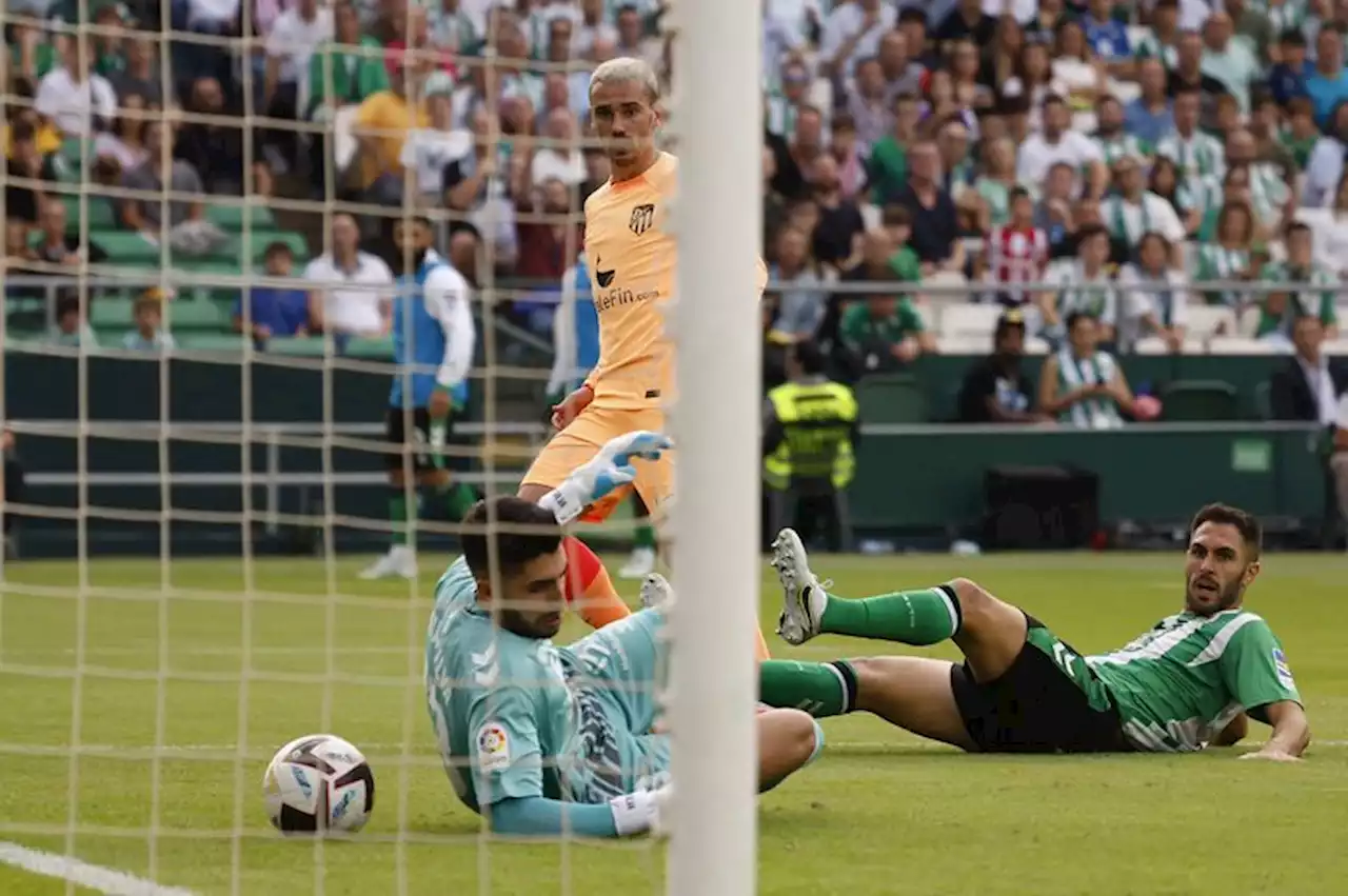 Soccer-Griezmann scores double as Atletico Madrid win at Real Betis