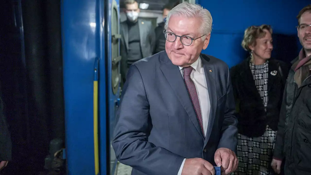 Bundespräsident Steinmeier in Kiew eingetroffen