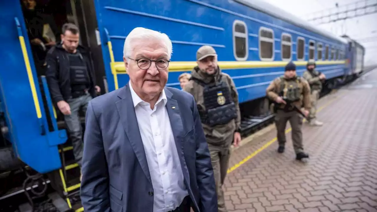 steinmeier besucht die ukraine: „wir stehen an eurer seite“