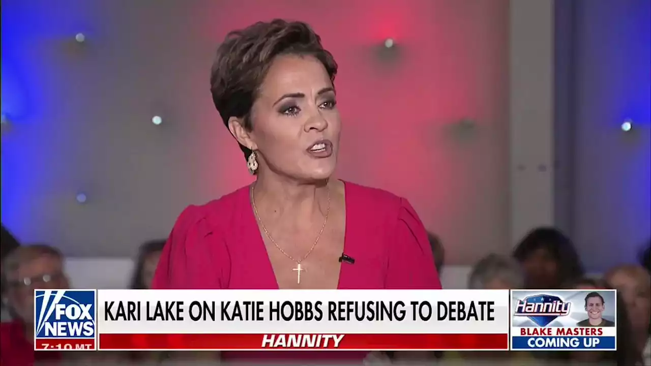 Kari Lake blasts opponent Katie Hobbs's debate no-show, liberal politics | Fox News Video