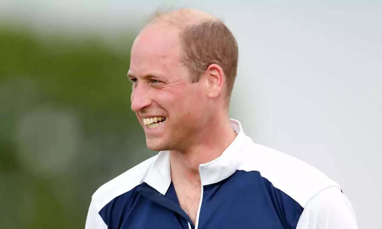 Prince William's laughing face is just like Prince Louis' - watch