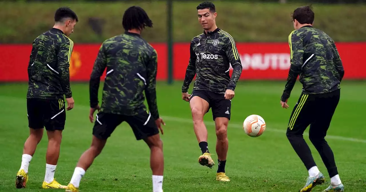 Cristiano Ronaldo returns to training with Manchester United first team