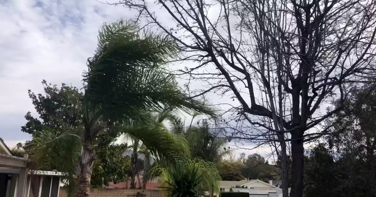 Santa Ana winds gust through Southern California