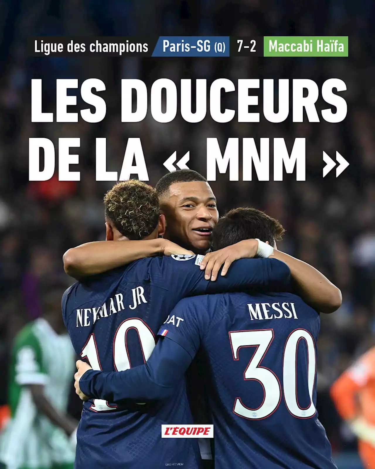 PSG 7-2 Maccabi Haïfa, Ligue des champions, résultat et résumé du match (25/10/2022)