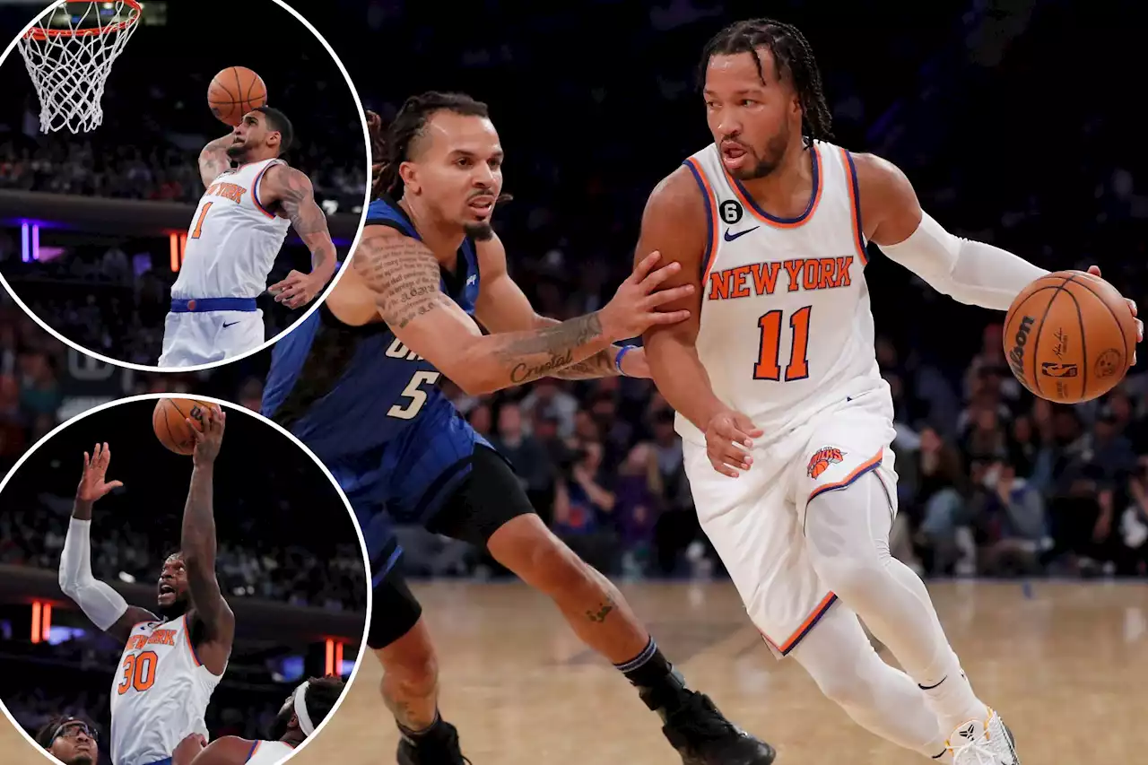 Jalen Brunson helps Knicks stave off comeback in win over Magic