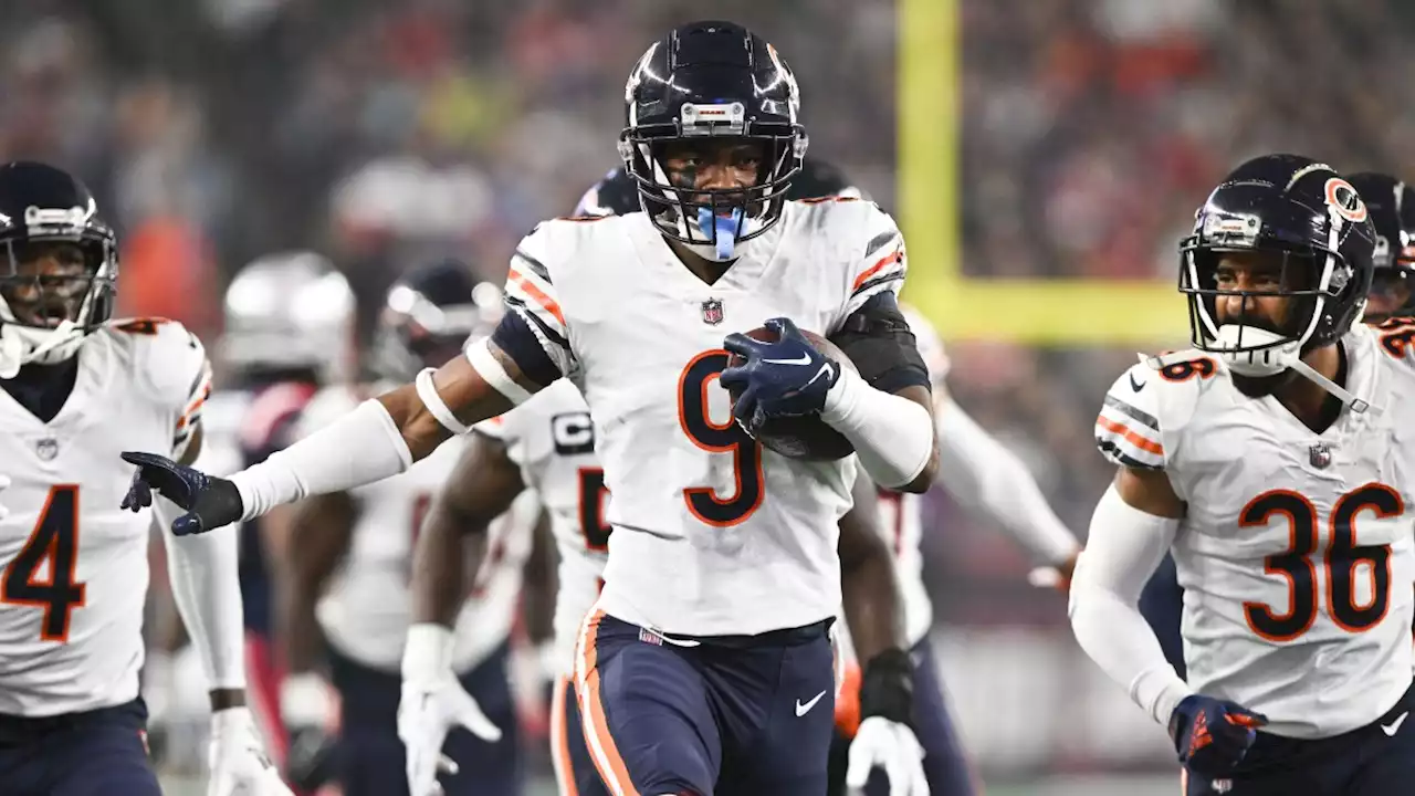 Bears Safety Picks Off Mac Jones After QB Accidentally Kicked Him