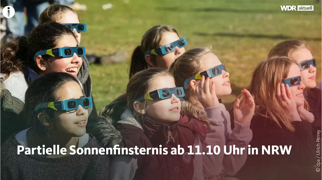 Partielle Sonnenfinsternis in NRW - Spektakel für Himmelsgucker