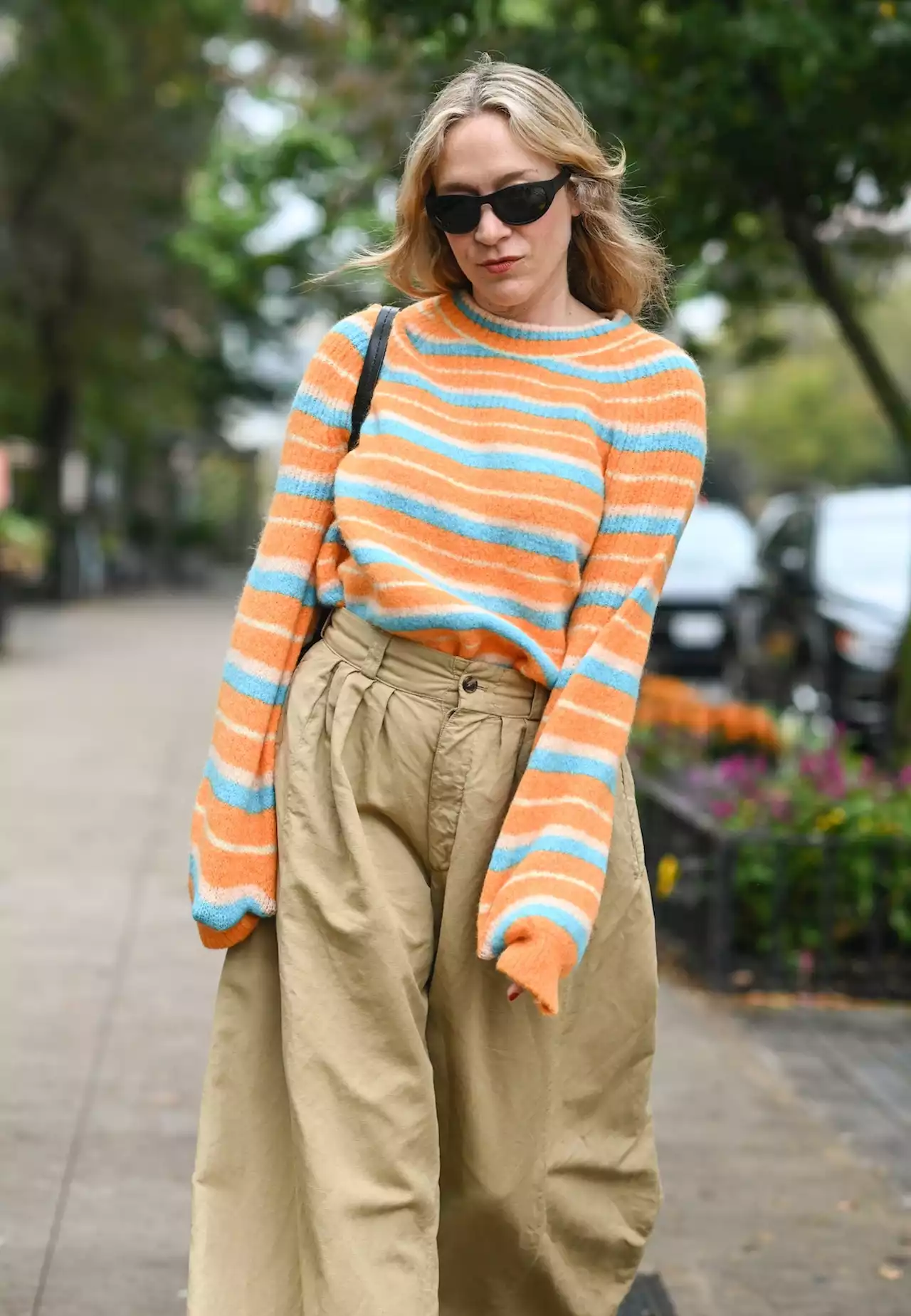 Chloë Sevigny Keeps The Big Pants Trend Alive For Fall