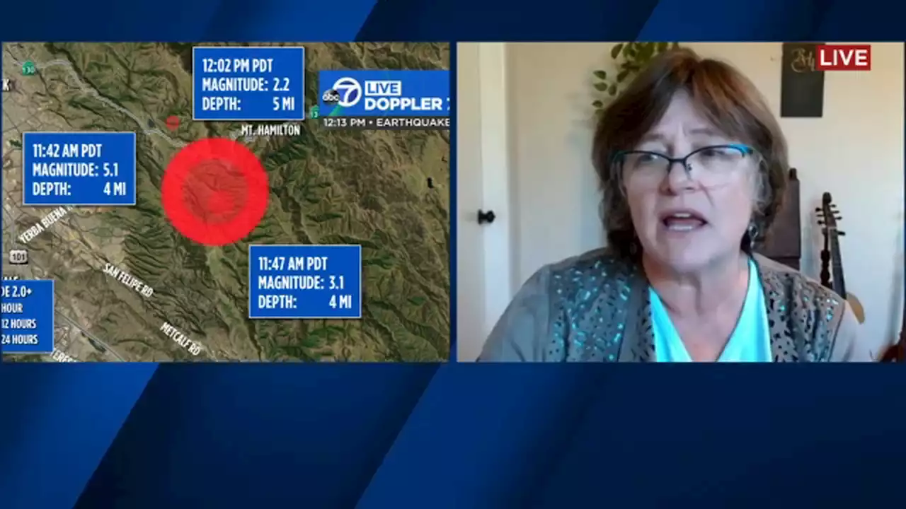 Aftershocks as strong as 4.0 possible following 5.1 San Jose earthquake, Dr. Lucy Jones says