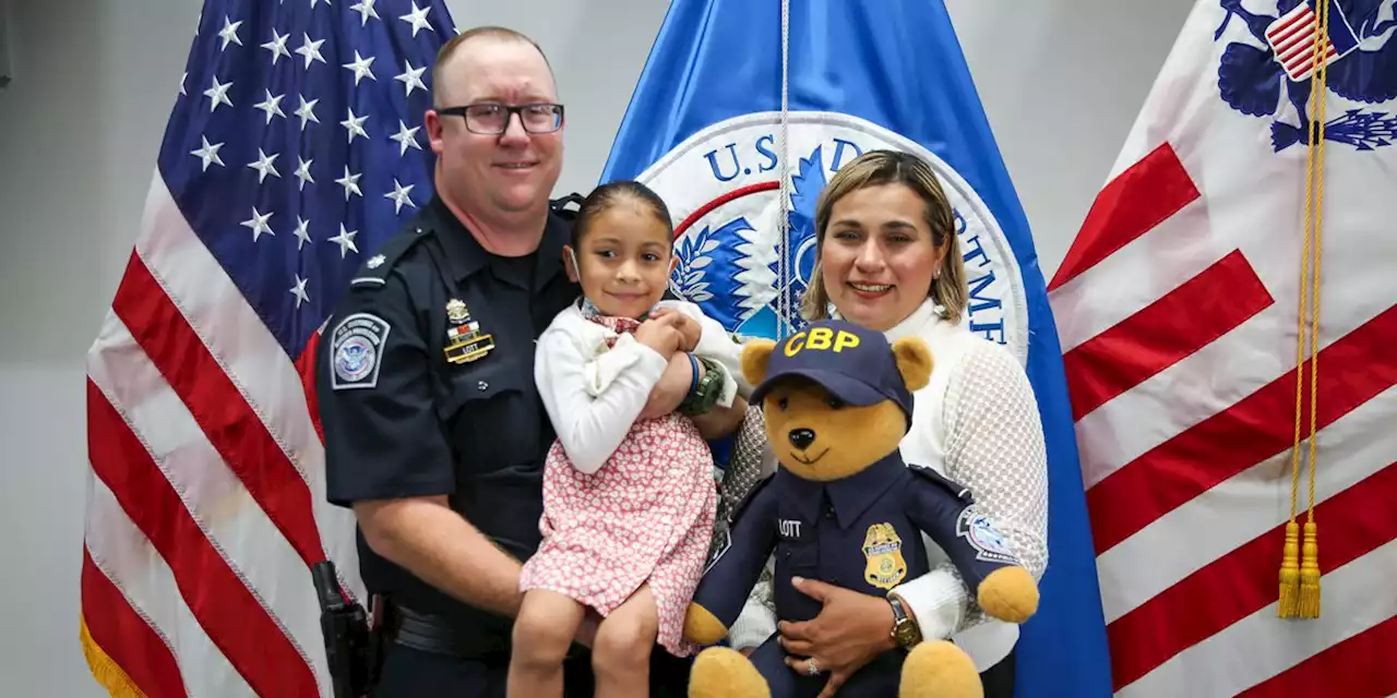 Officer reunited with baby he delivered, saved at the border