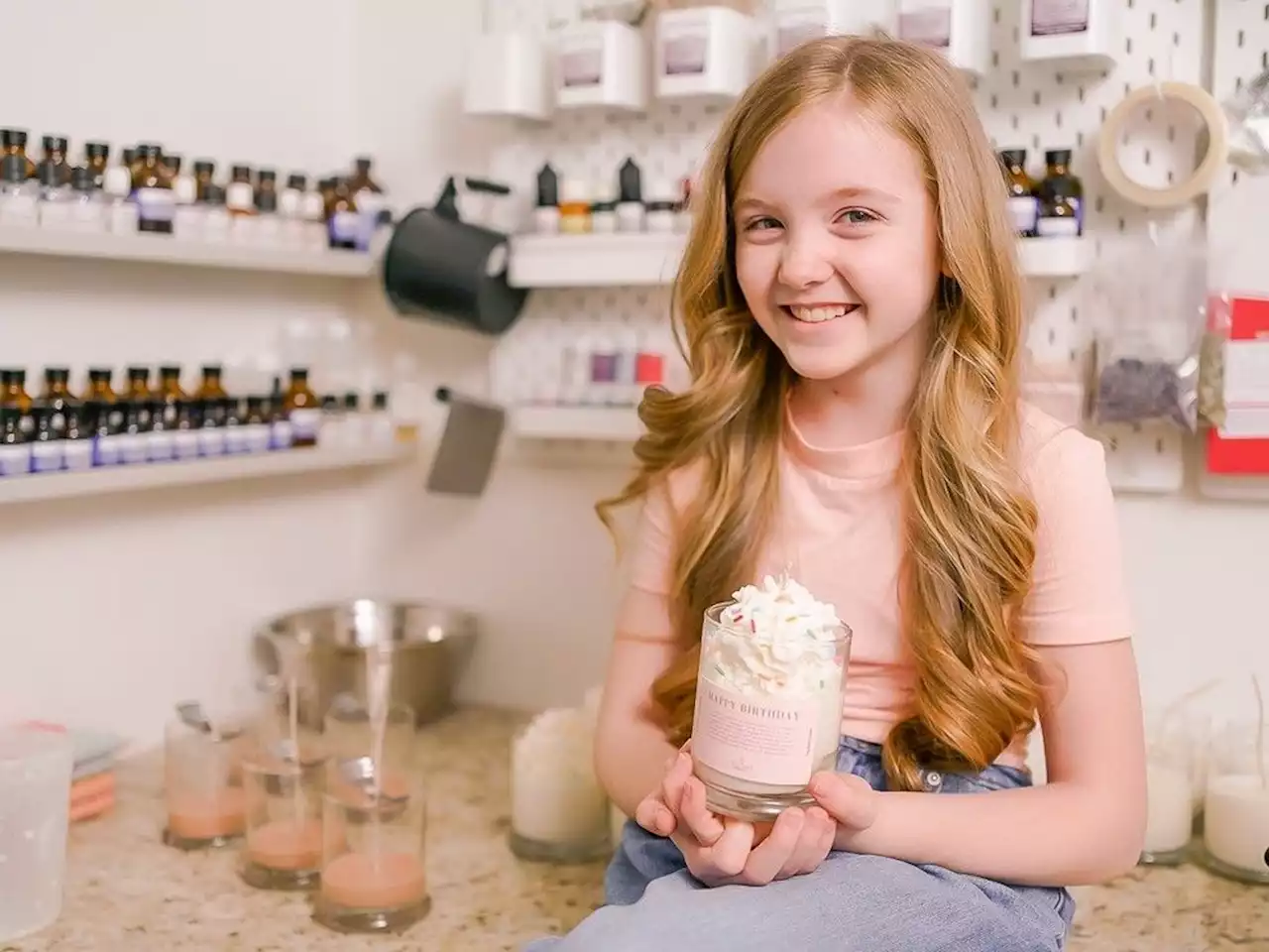 Style Q&A: Nine-year-old entrepreneur talks building a candle business