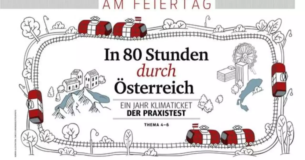 Une du jour. Un “tour d’Autriche en quatre-vingts heures” grâce au pass climat