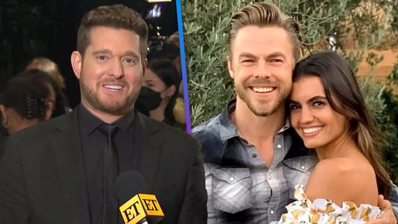 Derek Hough Reveals How Michael Bublé Agreed to Be His Wedding Singer