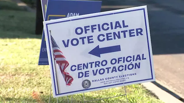 First day of early voting numbers in North Texas down more than 35% from 2018