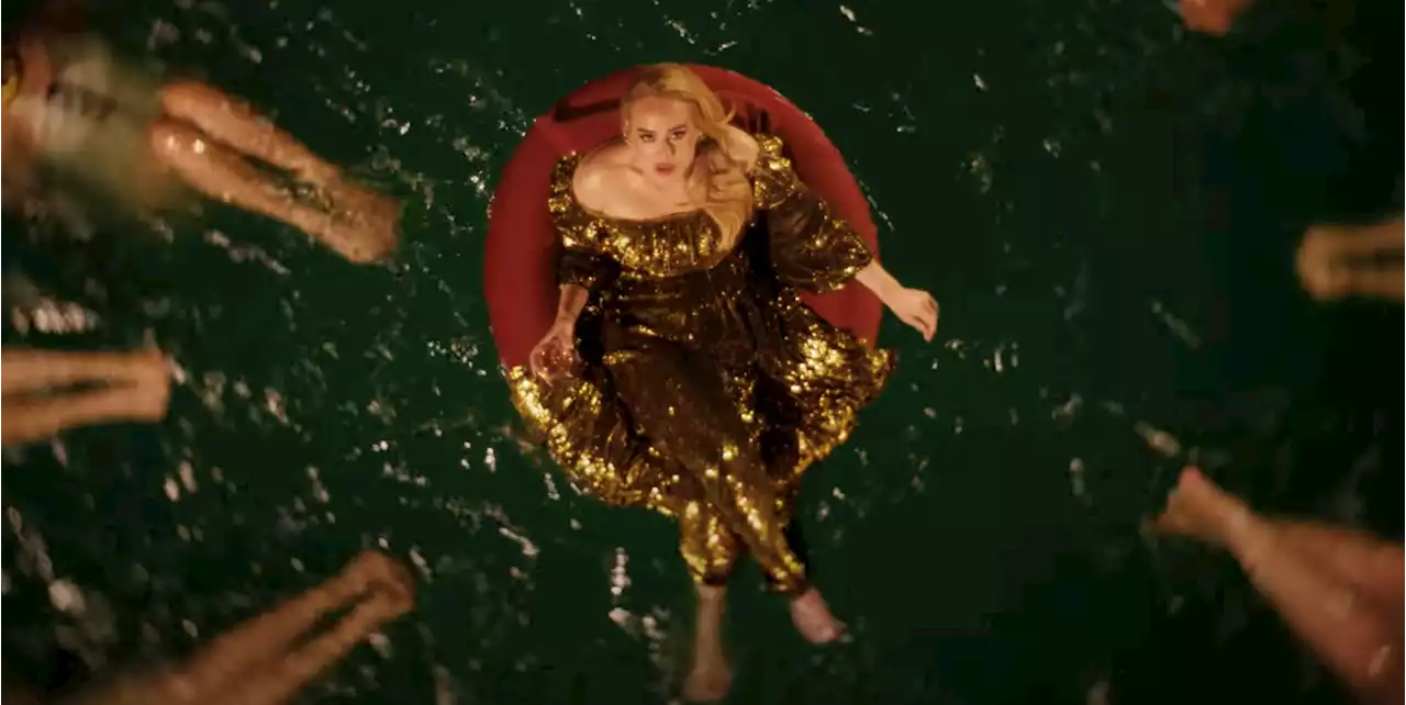 Adele Lounges in a River of Rosé in Her New 'I Drink Wine' Music Video