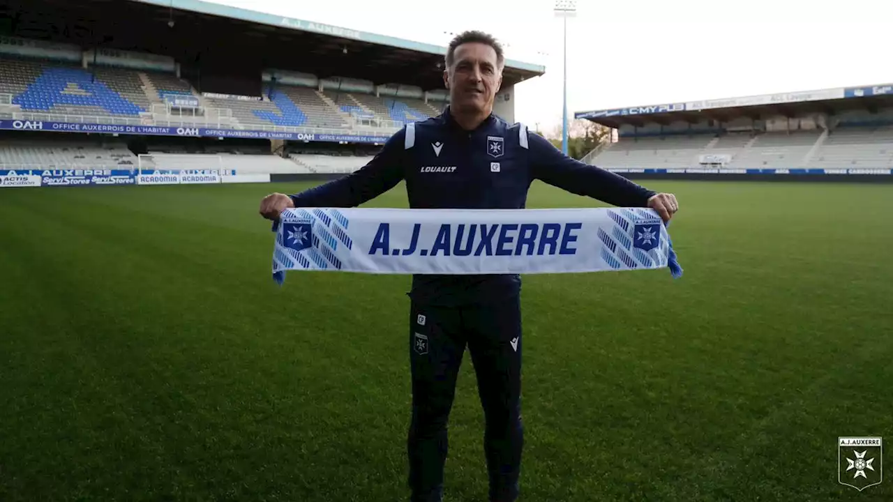 Christophe Pelissier est officiellement le nouvel entraîneur de l'AJ Auxerre