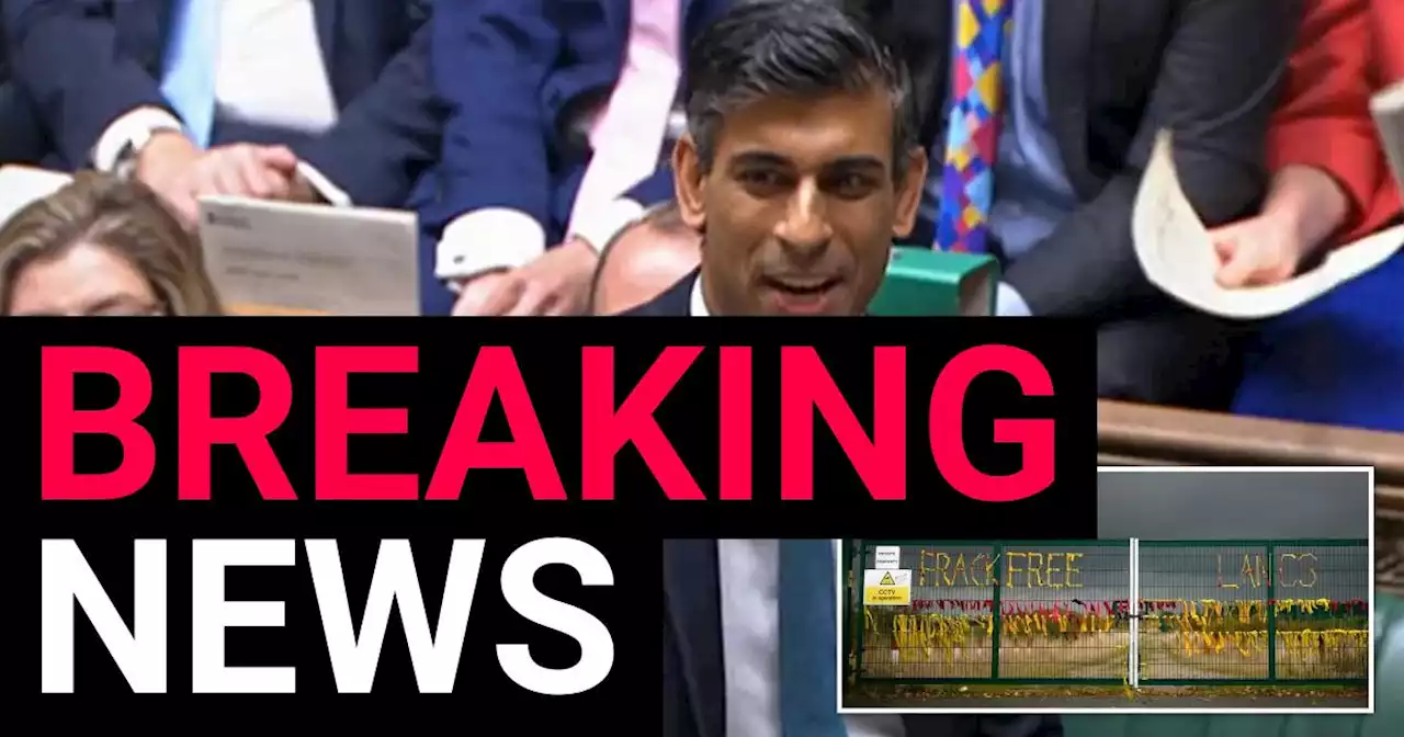 Rishi Sunak 'reverses Liz Truss's decision on fracking' hinting ban will stay