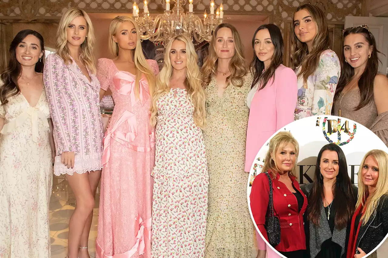 Kyle Richards’ daughters hang with Kathy Hilton, Kim’s kids amid feud