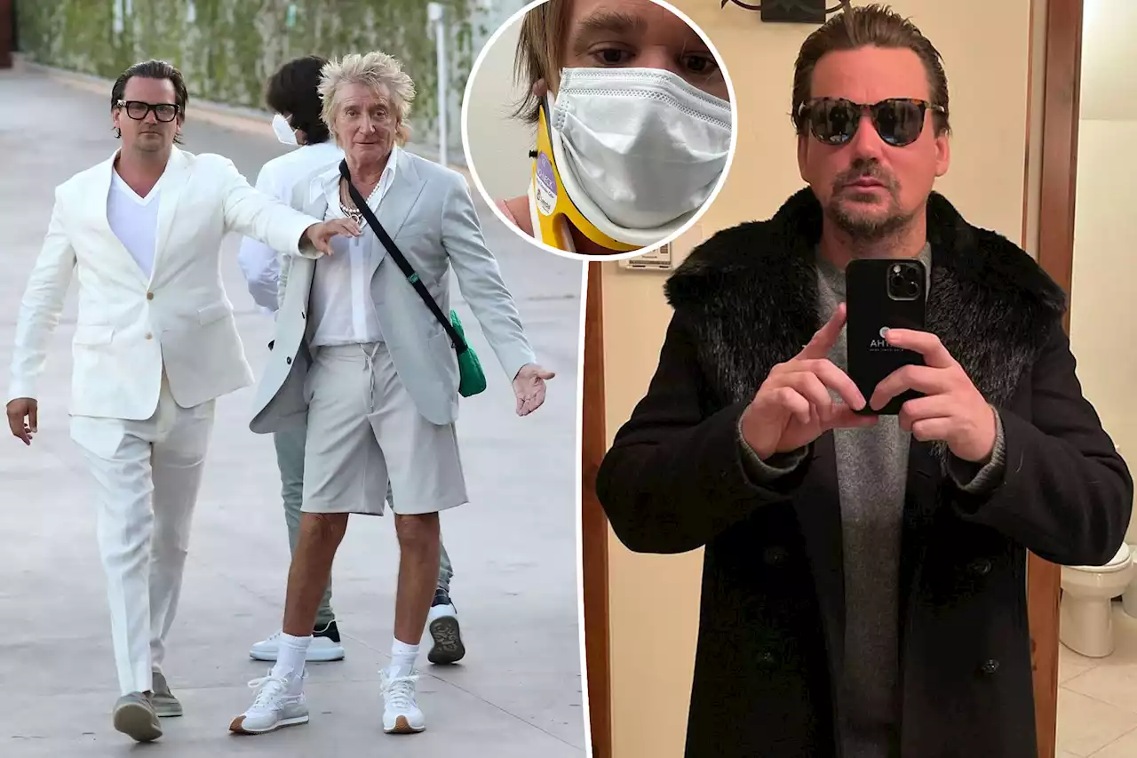 Rod Stewart’s son Sean rushed to hospital after being ‘hit by a truck’