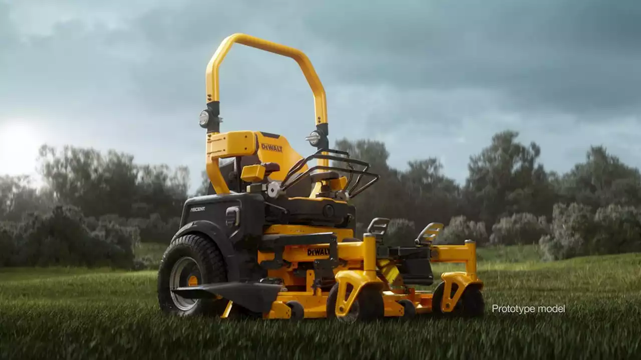 Do Videos Show a DeWalt Electric Mower Catching on Fire?